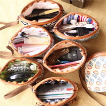 Super small mini cosmetic bag In the bag finishing bag Air cushion Lipstick bag Key change bag Portable