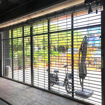 Foshan Tonghua curtain roll gate Automatic shutter door Stainless steel ventilation door Balcony sliding door into the door