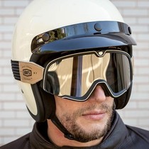 100% lunettes coupe-vent rétro 100% lunettes de moto 3 4 casques polarisés Harley lunettes déquitation tout-terrain