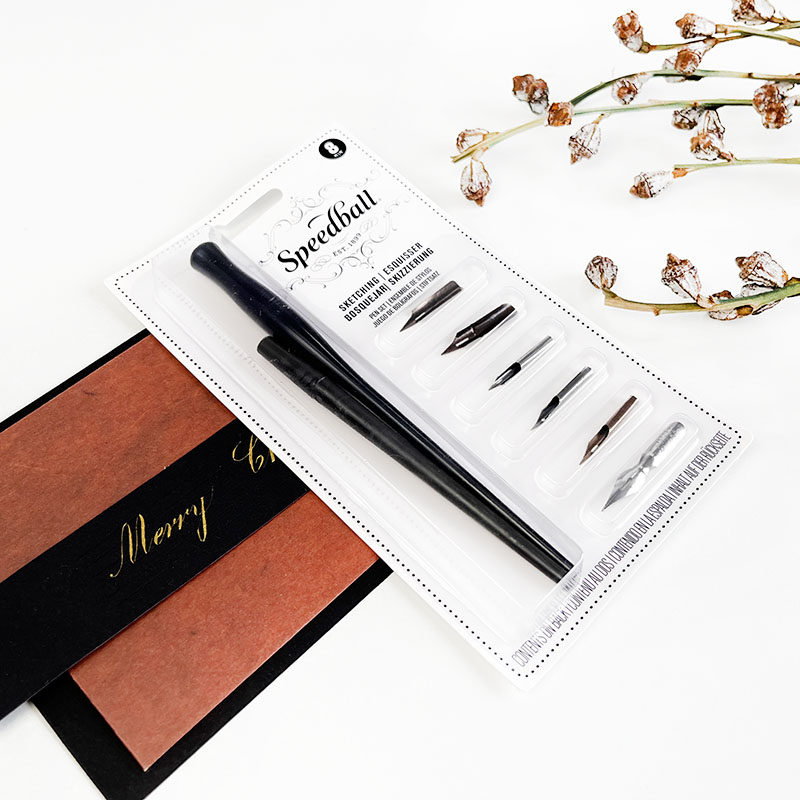 American Speedball Dip Pen Hand Painted pen painting suit suitable for steel stroke comic sketching-Taobao