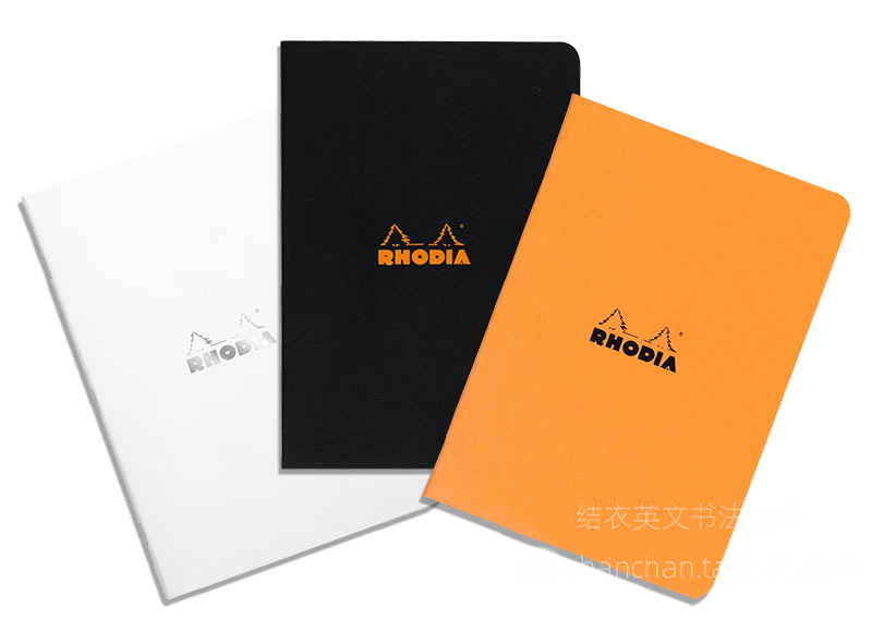 French Rhodia Rhodia side flip side notebook in flat stall for a soft face with this notepad