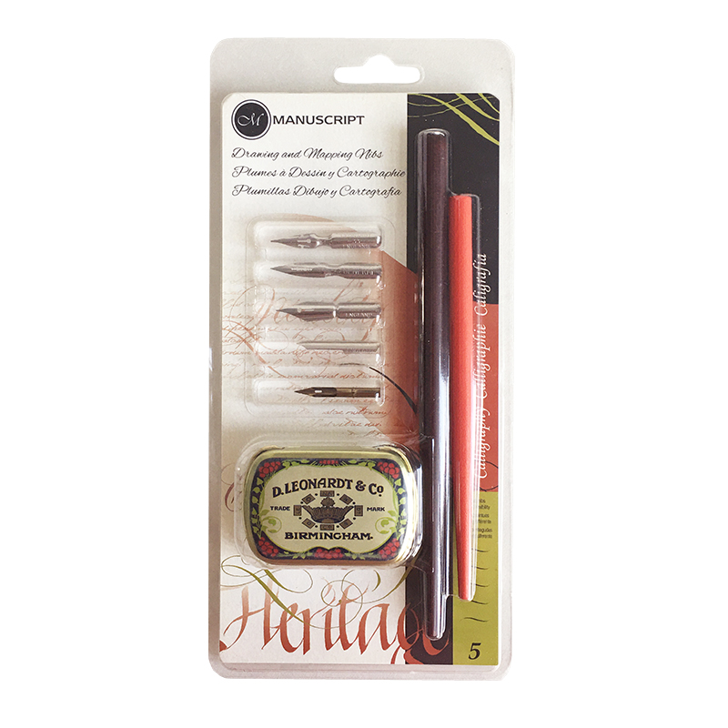 British import Manuscript English Calligraphy Exercises with Dip Pen Suit Flower Body Round Body-Taobao