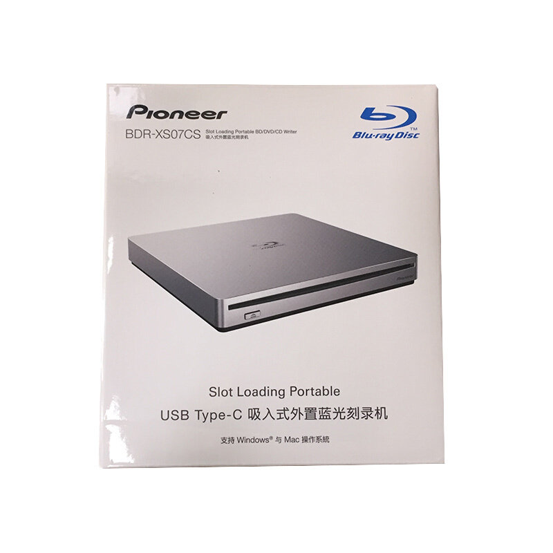 Pioneer Pioneer BDRXS07C External Suction Bluray DVD Burner Mobile