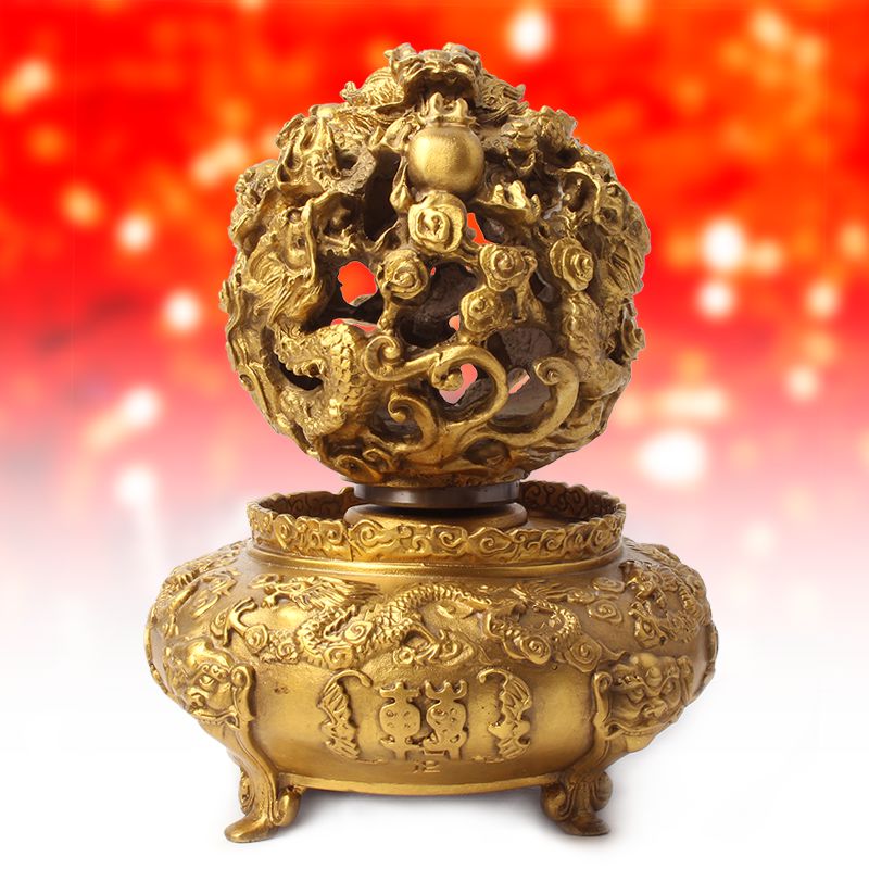 Xuanyou Jiutransferred Qianting Office Swing Piece Kowloon Tripod Green Dragon Craft Gift Hem