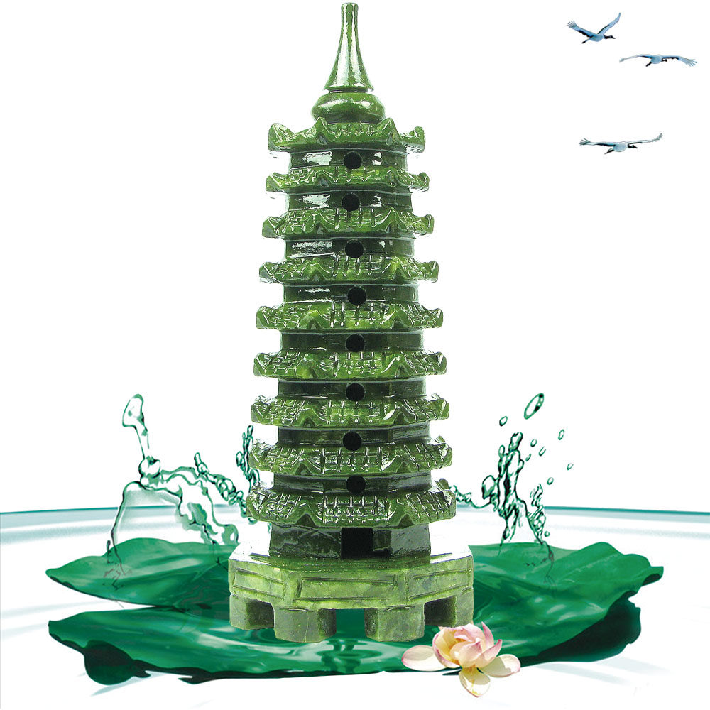 Xuanyou South jade nine-layer Wenchang Tower 9-layer examination 13-layer academic ornaments 13-layer craft gift ornaments