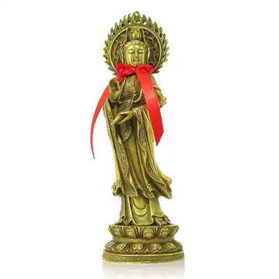 Xuanyou Copper Sends Guanyin Crafts Decoration Bedroom Feng Shui Decoration Decoration