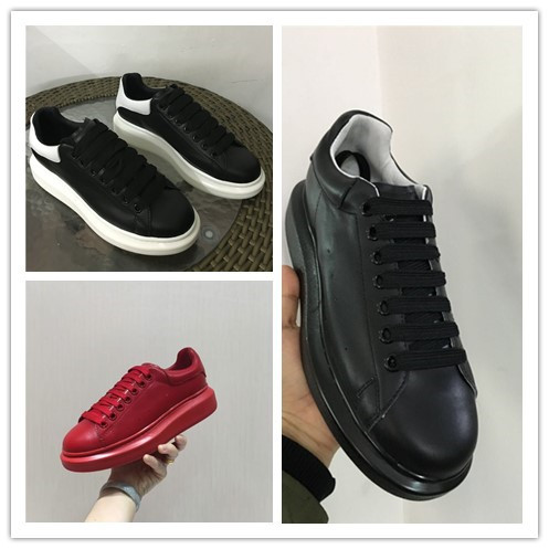 European Style New Genuine Leather Platform Shoes for Men, Thick-Soled Korean Version Height-Increasing Sports Casual White Sneakers, Unisex Trendy Shoes