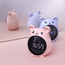 Smart electronic alarm clock multi-function alarm clock students with rechargeable children cute electronic timer timing alarm clock