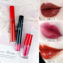 Armani matte red tube lip glaze new color 209 208 205 206 415 Pumpkin color 405 400 402