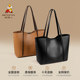 Scarecrow bag women's new spring and summer handbag black capacity shoulder bag fashion niche commuter tote bag