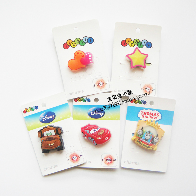 Crocs Genuine Product from the Store, Shoe Charms, Led Flashing Car Mcqueen Thomas A34 Crocs Genuine Product from the Store, Shoe Charms, Led Flashing Car Mcqueen Thomas A34