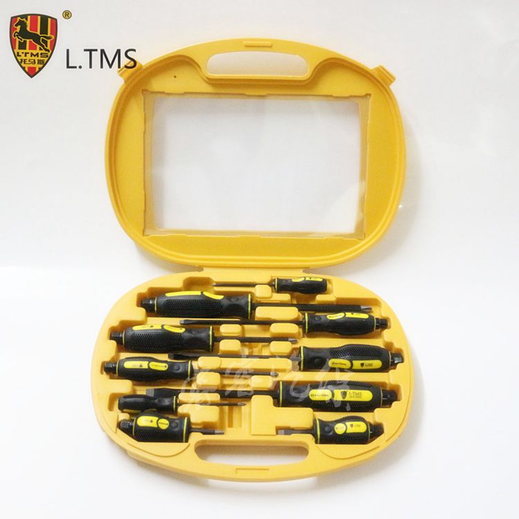 Thomas 10 pieces can be knocked through the heart through the head screwdriver cross word screwdriver set auto repair auto maintenance tool