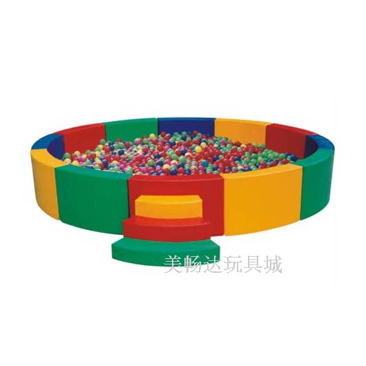 Kindergarten early education game wave ball soft bag fence children playground software ocean ball round ball pool hot sale