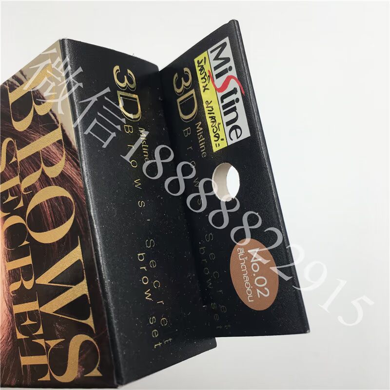 Thái Lan chính hãng Mistine 3D ba chiều chống thấm bột lông mày chống mồ hôi bút chì không nở đang nhuộm kem lông mày bền màu dễ dàng kẻ mày karadium