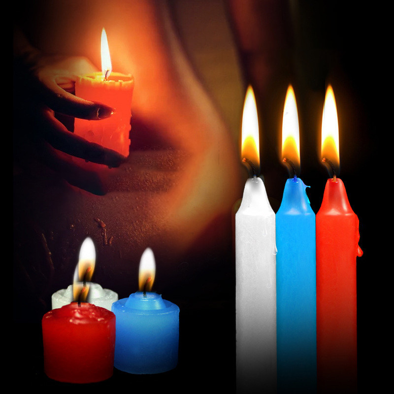 Passion Like Fire Low Temperature Candles Flirting Drop Wax Toys Long and Short Candles