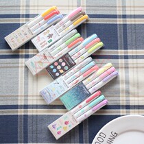 Japanese ZEBRA zebra WKT7 fluorescent pen Academic limited paragraph 3 sets