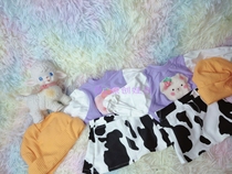 Doll clothes milk group sweatshirt set fits 50-52cm