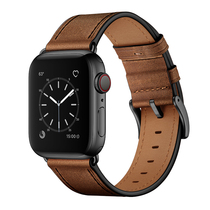 Jia Liang suitable for iwatch6 apple SE strap leather apple watch5 original strap apple real soft leather strap men and women tide 40 44mm fashion trend 1