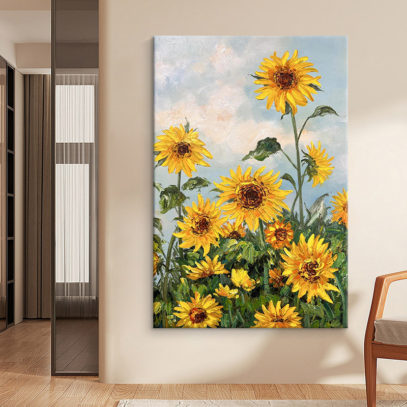 油絵の純粋な手描きの植物と花5` 油絵の純粋な手描きの植物と花5`