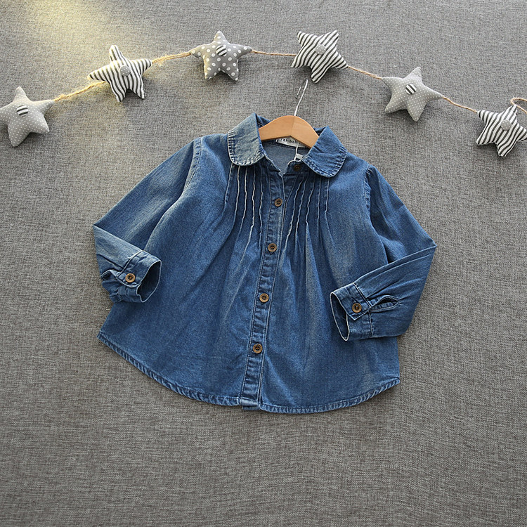 Chemise fille à manche longue en coton - Ref 2085857 Image 17