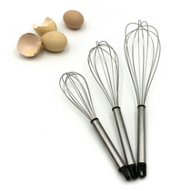 Household manual stainless steel whisk Semi-automatic egg beater Egg stick baking utility tool Cream mixing