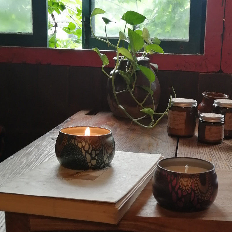 Scented candles Handmade candles small cans Scented candles Bed and breakfast cafe scented candles decoration