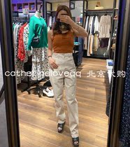 Cabbage price MOUSSY domestic limited high waist straight casual jeans 010DSB12-0140