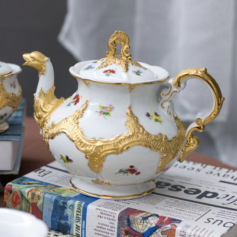 Van Fury Mason MEISSEN pot with the same luxurious Eurostyle Clive coffee cup saucepan BForm to send the dishes-Taobao