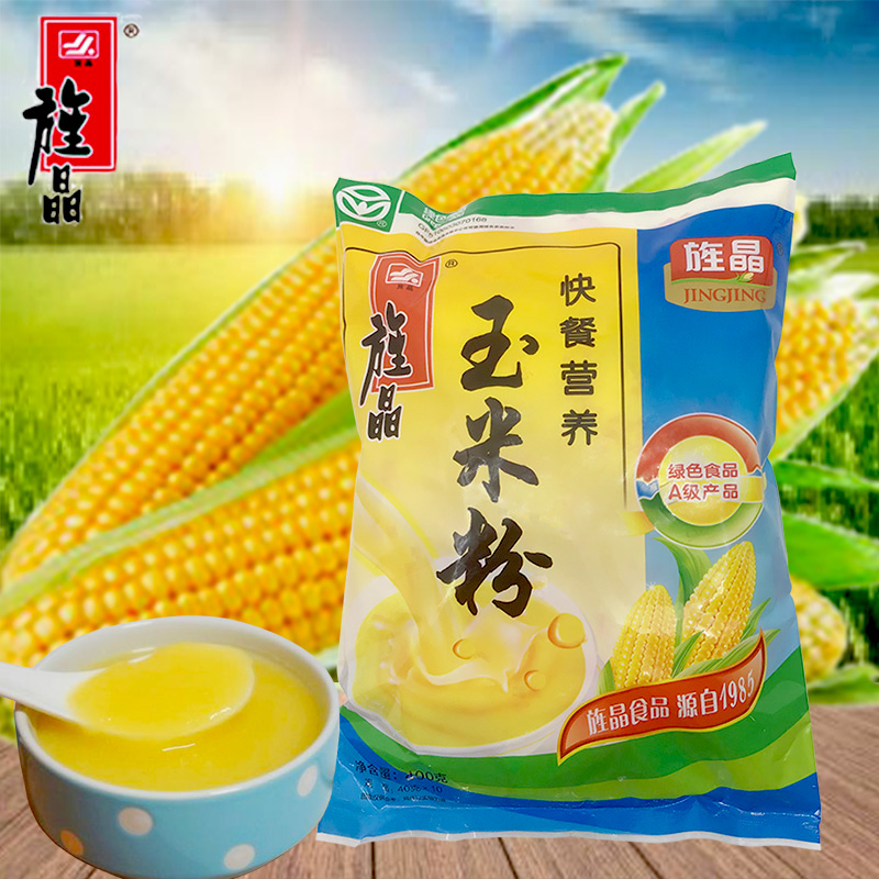 Jingjing fast food nutritional corn toast 400 g x 5 bag unsweetened corn powder to drink ready - eating corn porridge