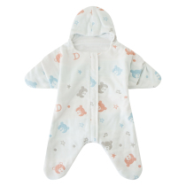MMKIDS magic little meow newborn gauze sleeping bag baby star sleeping bag gauze comfortable split sleeping bag