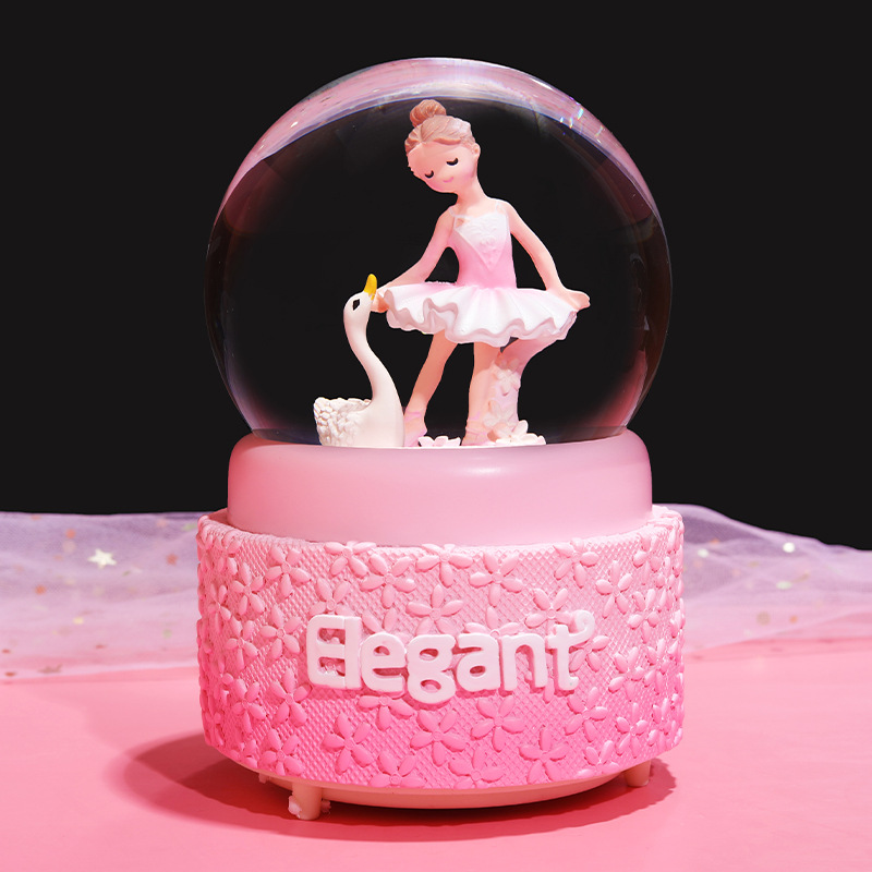 JE ROU Sends Sister Adult Birthday Gift Ballet Girl Water Crystal Ball Dancing Girl Water Polo Christmas Gift