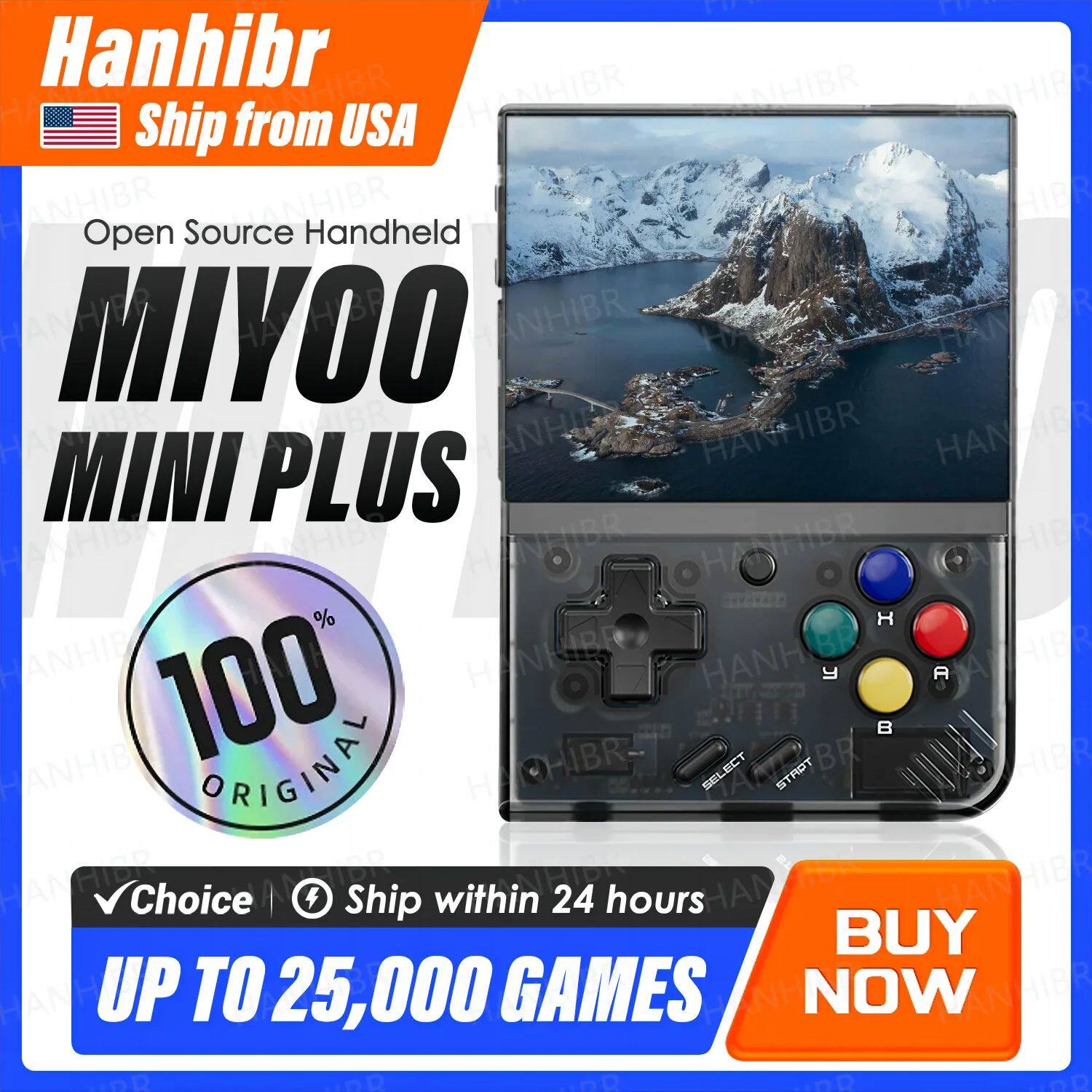 Игровая приставка PSP miyoo mini plus portable retro handheld game console v2 mini Arplaytiong
