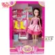 Búp bê, búp bê, cuộc sống thời trang, ăn mặc, phụ kiện nhiều trang phục, hộp quà tặng đồ chơi bé gái 7084/7085 bup bê chi bi