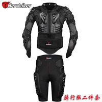 HEROBIKER áo giáp cưỡi bảo vệ thiết bị nam phá vỡ phù hợp với bộ quần áo đua hiệp sĩ thiết bị áo giáp găng tay đi xe