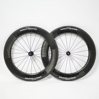 Карбоновый колесный комплект ARDENTLY для фикс-байка, карбоновое волокно, открытый тип, 86 58 38 мм, обод для велосипеда с тормозом, для толстых шин, V-образный тормоз