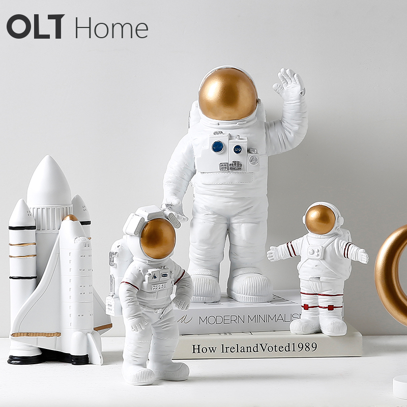 Astronaut ornaments Astronaut model hand-made home furnishings Mobile phone holder Children's room Bedroom decorations Gifts