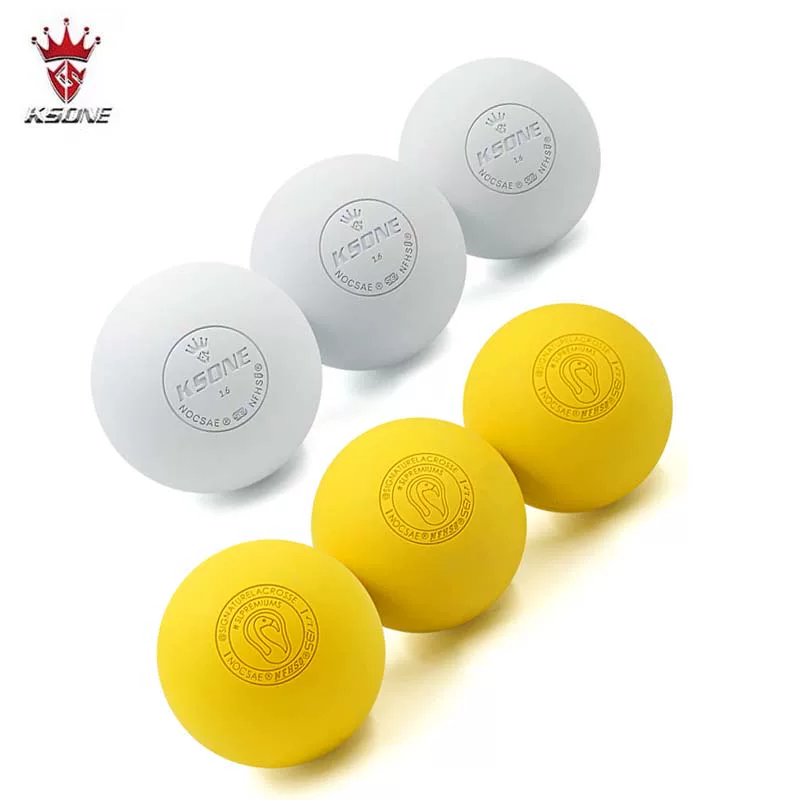 [ksone棍网球 比赛专业用球女子男子长曲棍球训练球Lacrosse ball]