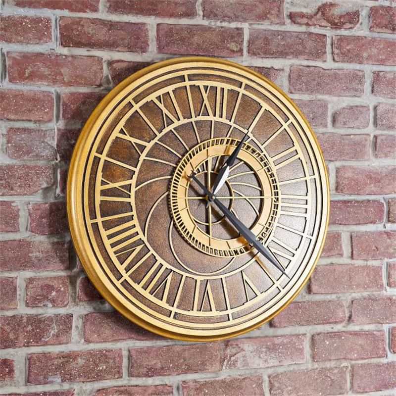 PBTeen joint Harry Potter perimeter Hogwarts clock hanging bell round gilded Roman digital trim table