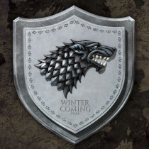 Rights Game Ice and Fire Goethe Stark Family Badge wall Snowy Wolf Wainscots Hands-on-the-Swing