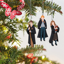 Genuine Harry Potter Around hallmark Christmas Tree Hanging Hermione Ron Doll Pendant Three-in-One