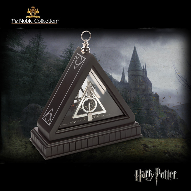 Noble Warner genuine Harry Potter perimeter necklace Lovegod Death Saint-instrumental pendant wooden box version