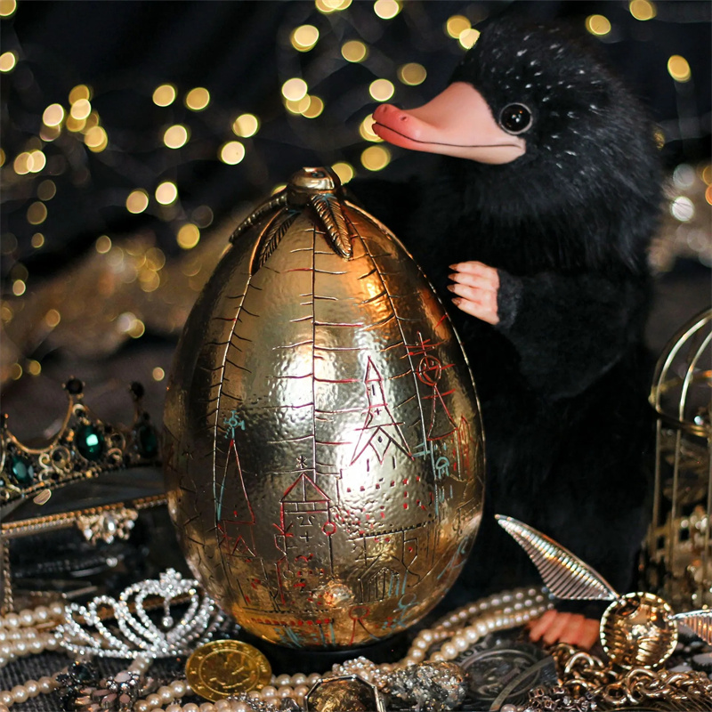 American Warner Genuine Harry Potter Peripheral Triwizard Tournament Goblet of Fire Props Golden Egg Hand Decoration