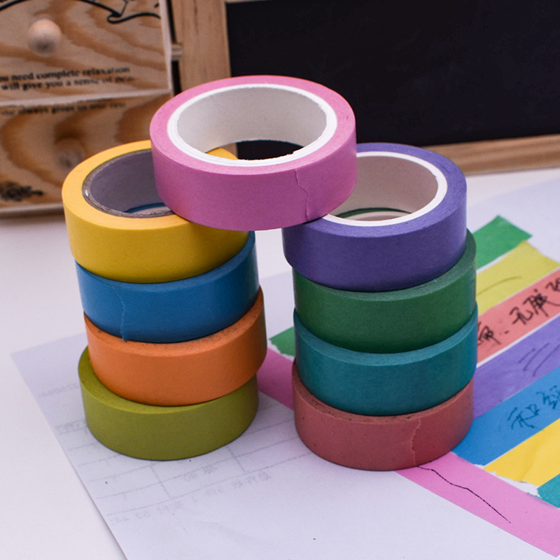 Hand torn paper tape high efficiency paste sticker handtore color Japanese and paper tape decorative tape sticker can be written
