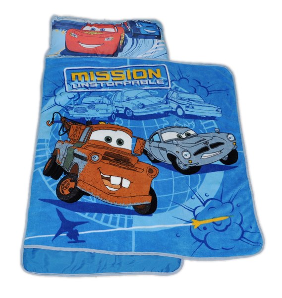 Cartoon Children Portable Sleeping Bag Afternoon Nap Cushion Sleeping Mat Pillow Cover Blanket Racing Total Mobilization Mckun