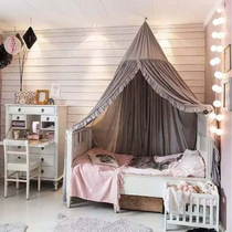 ins Childrens room decoration ceiling tent bed net Nordic Princess European dome bed curtain Childrens tent