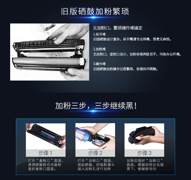 绘 威 CC388X 88X hộp mực đen tăng dung lượng (đối với HP HP 388A P1007 P1106 P1108 M126a M1136 M1213nf M1216nfh) - Hộp mực hộp mực máy in hp 1102