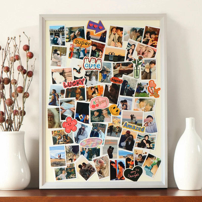 Подарочная рамка для фотографий Polaroid ко Дню Святого Валентина, DIY, изготовление на заказ, для любимого человека, подарок на день рождения
