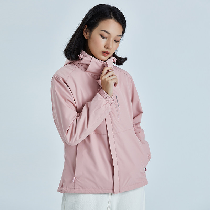 Alt Mountain men's assault jacket three-in-one detachable female Tide brand plus velvet padded two-piece couple windproof jacket