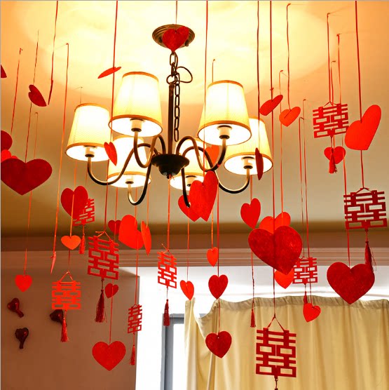 Popularity Wedding Supplies Personality Creative Wedding DIY suede Bula Pendant Pendant Pendant NEW BRIDAL ROOM DECORATION GIFT GLUE