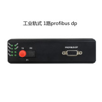 Industrial rail type 1-Channel Profibus-DP data optical transceiver wide voltage input optional dual optical ring network